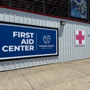 HSHS First Aid Building at World Wide Technology Raceway